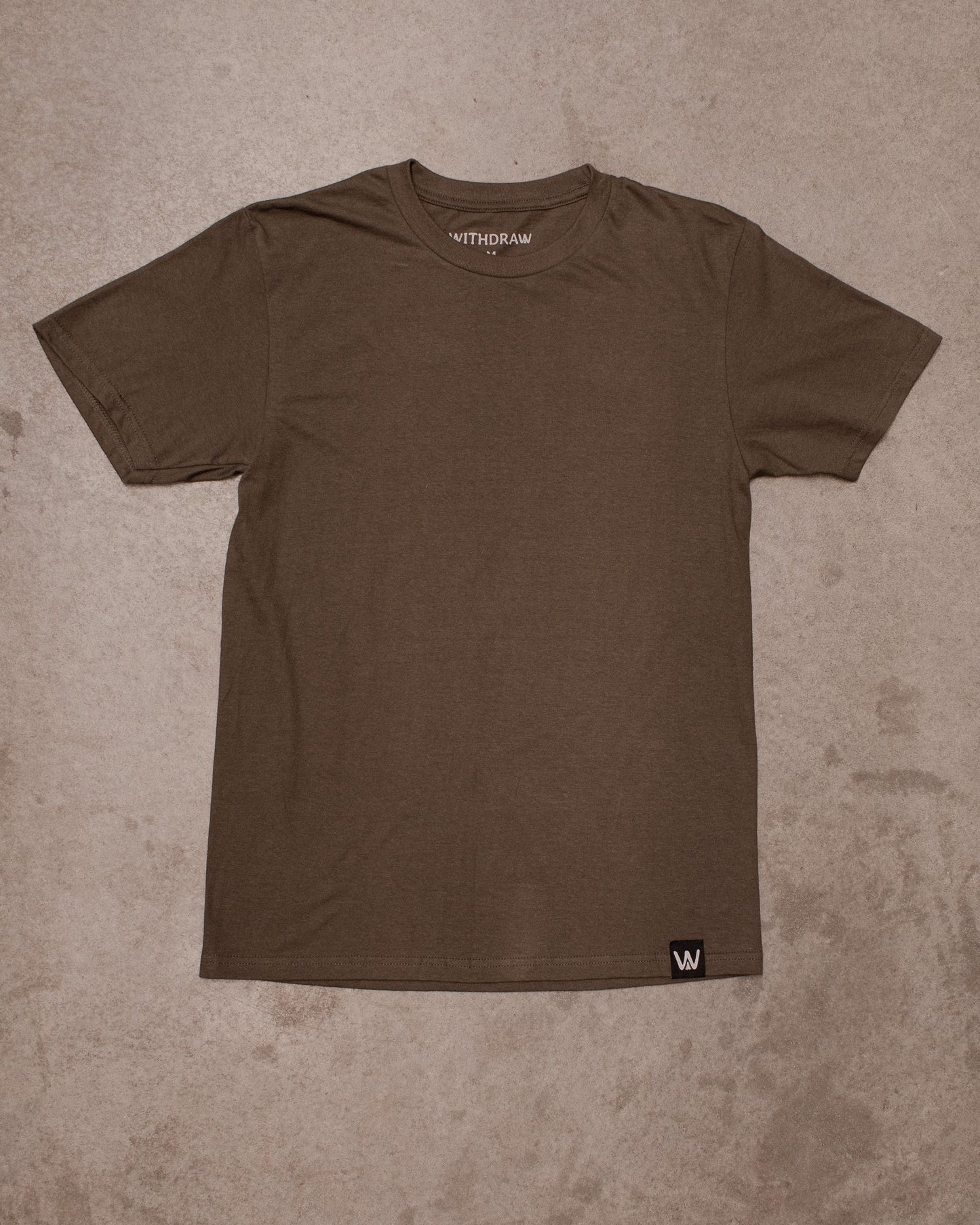 WITHDRAW ORIGINAL OLIVE T SHIRT